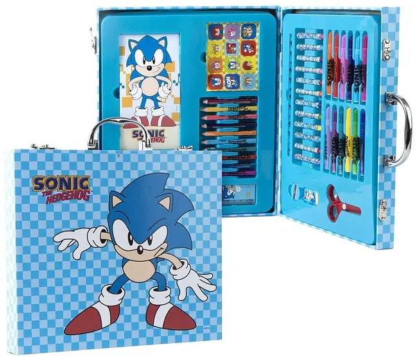 Set de pictură Cerda Sonic - În valiză, 42 piese