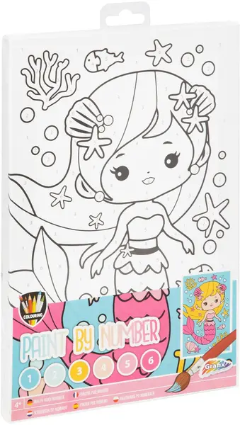 Set de pictură cu numere Grafix - Mermaid