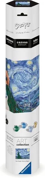 Set de pictură cu numere Ravensburger CreArt - Noapte înstelată