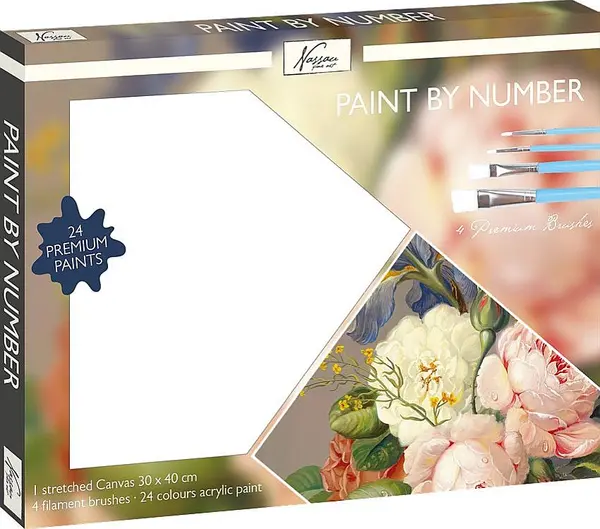 Set de pictură pe numere Grafix - Floare
