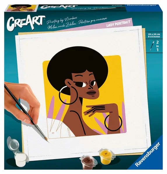 Set de pictură pe numere Ravensburger CreArt - Portret