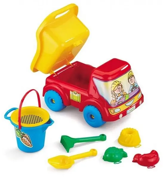 Set de plaja Marioinex pentru copii - Carucior si accesorii