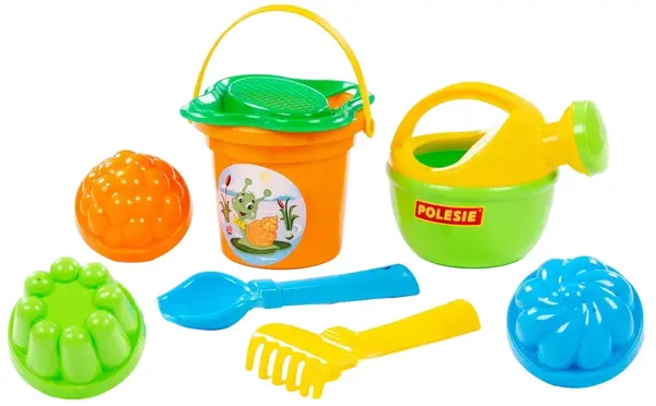 Set de plajă pentru copii Polesie Toys - 8 piese , sortiment