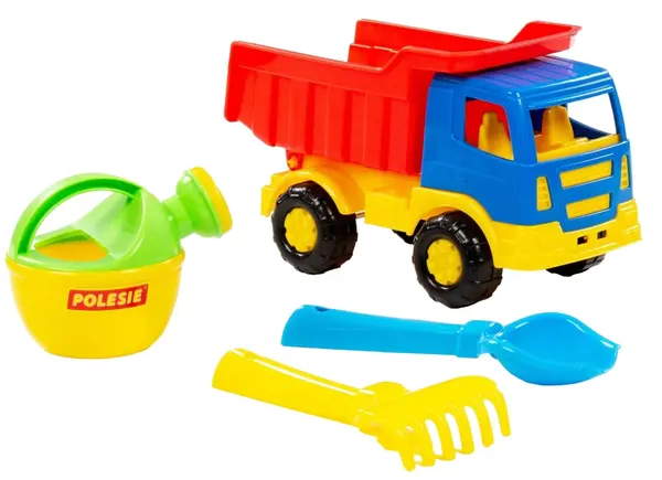 Set de plajă pentru copii Polesie Toys - Camion, 4 piese , sortiment