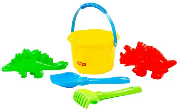 Set de plajă Polesie Toys - Dinozaur, 5 piese , sortiment