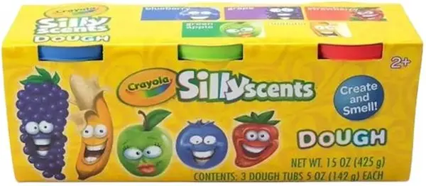 Set de plastilină Crayola Silly Scent, 3 culori