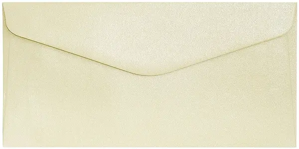 Set de plicuri poștale Galeria Papieru - DL, crem perlat, 10 bucăți