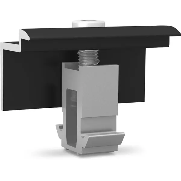 Set de prindere Dome End Clamp K2 Systems 2002610, negru, 30 mm - 50 mm