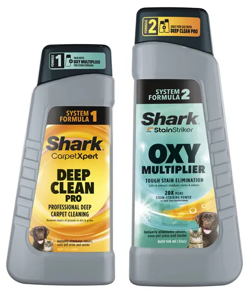 Set de produse de curățare Shark - StainStriker, pentru covoare și tapițerie, 946 ml + 473 ml