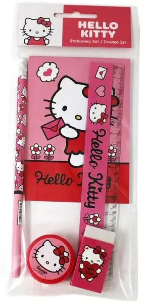 Set de rechizite școlare GIM - Hello Kitty Sweetheart