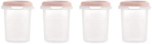 Set de recipienti Miniland - Candy, 250 ml, 4 buc