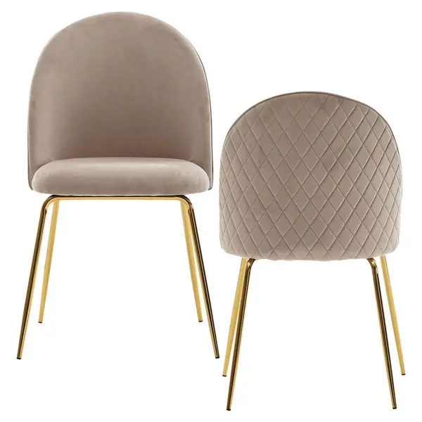 Set De Scaune din textil, bej