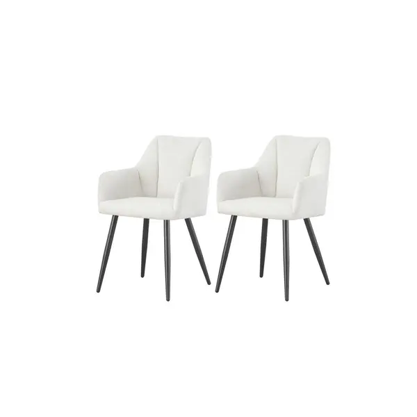 Set De Scaune din textil, crem
