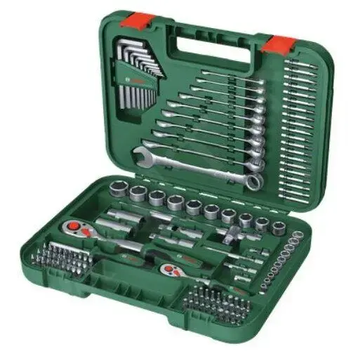 Set de scule 132 piese Bosch, mixt, universal