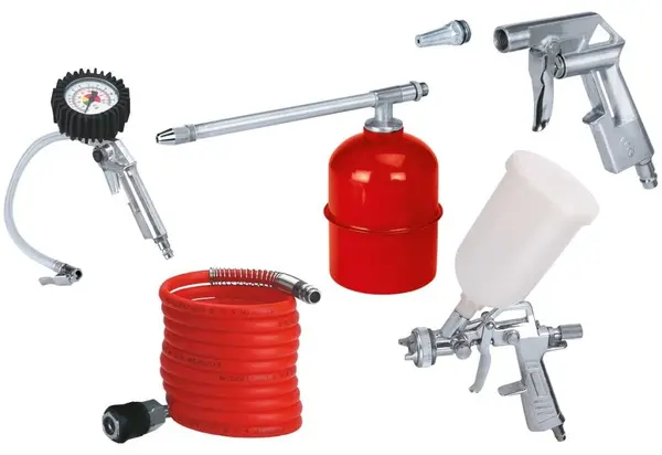 Set de scule pentru aer comprimat Einhell – 4132720, 5 piese