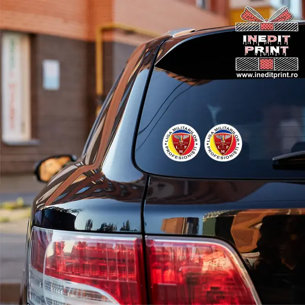 Set de Stickere Auto LMP - Asociatia Liga Militarilor Profesionisti Set de 2 bucăți