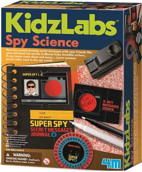 Set de știință 4M Kidz Labs - Știința Detectivă, Mesaje Secrete