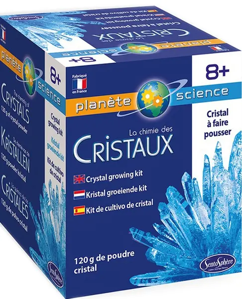 Set de știință Sentosphere - Creșteți un cristal, albastru