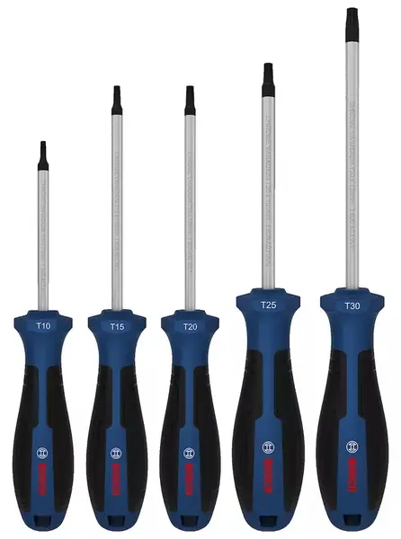 Set de șurubelnițe Bosch - Pro, 1600A039PG, Torx, 5 piese