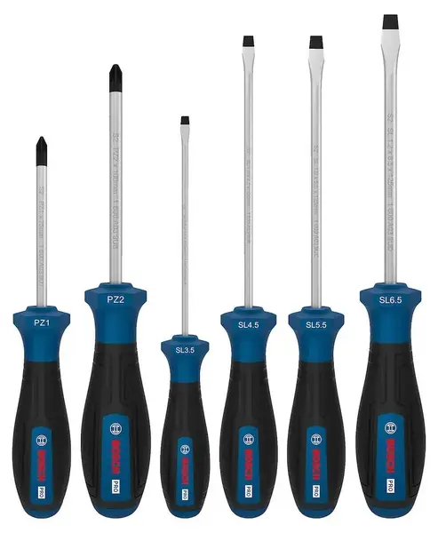 Set de șurubelnițe Bosch - Pro, 1600A03HU4, PZ, SL, 6 piese