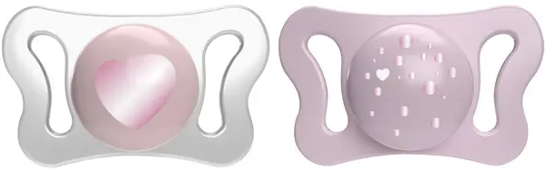 Set de suzete Chicco - Physio Micro, 2 bucăți, 0-2 luni, roz, asortiment