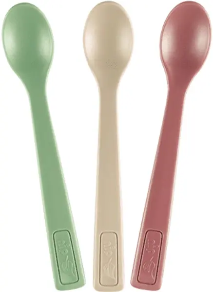 Set de tacâmuri NIP Eat Green - Multicolor, 3 bucăți
