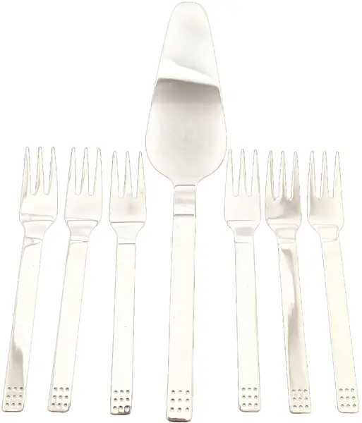 Set de tacâmuri pentru prăjituri Herdmar - Domino, 7 bucăți