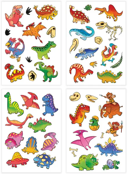 Set de tatuaje temporare Dodo - Dinotime