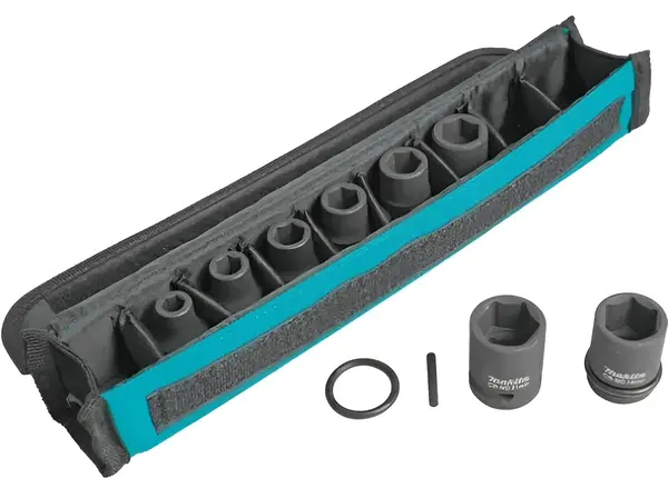 Set de tubulare de impact Makita - E-02989, 1/2'', 8 buc