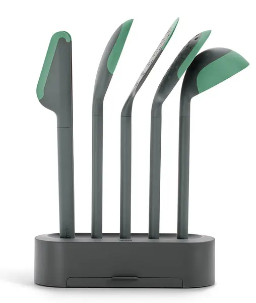 Set de ustensile pentru gătit Lekue - 6 piese, verde închis