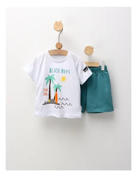 Set de vara, Beach Days-Sun Time, alb