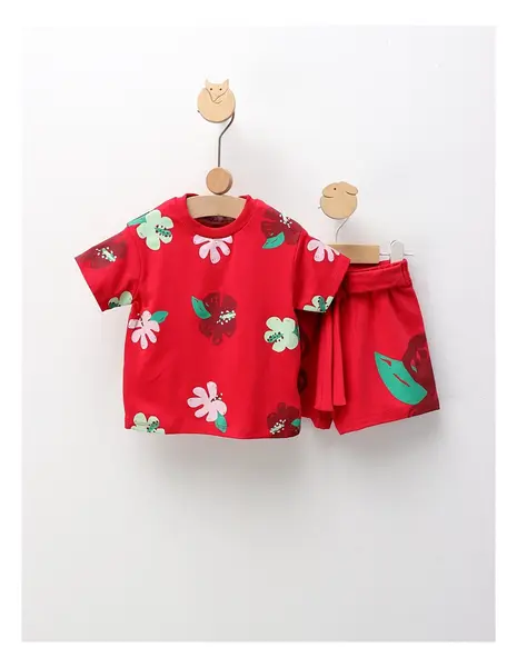 Set de vara, Fluturi si Flori, ciclam