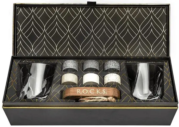 Set de whisky pentru cunoscători R.O.C.K.S. - Twist Whisky Glass Edition