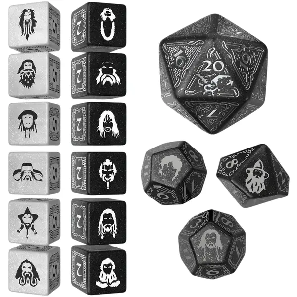 Set de zaruri Q-Workshop - The Hobbit TCG Dice Set: Umbral Hollow (16 buc.)