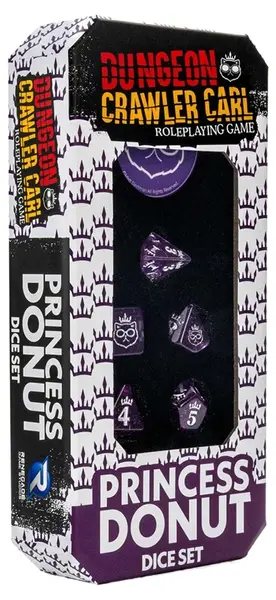Set de zaruri Renegade Game Studios - Dungeon Crawler Carl RPG: Princess Donut Dice Set (8 buc .)