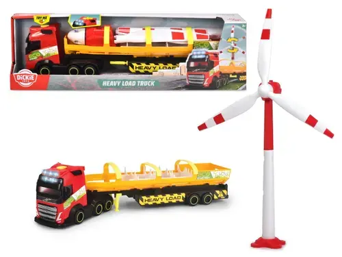 Set Dickie Toys - Volvo FH16 Heavy Load Truck Wind Up