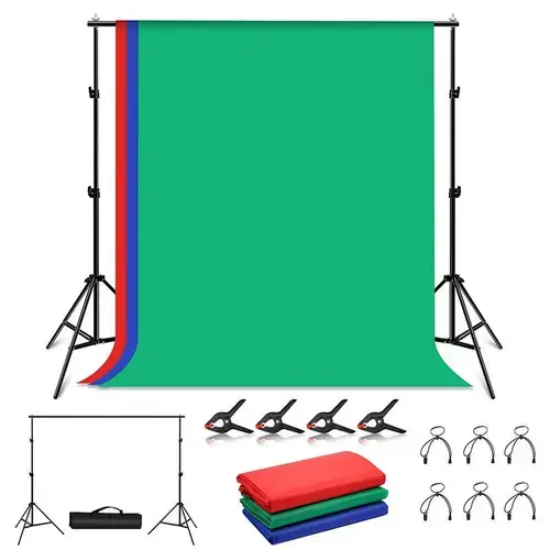 Set din Stativ, fundal si accesorii pentru studio foto PKT5204 Puluz, 200x200cm
