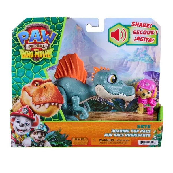Set dinozaur cu figurina, Paw Patrol, Roaring Pup Pals, Skye, 20158883