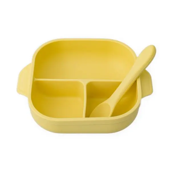 Set diversificare complet Oaki pentru copii din silicon Galben pal