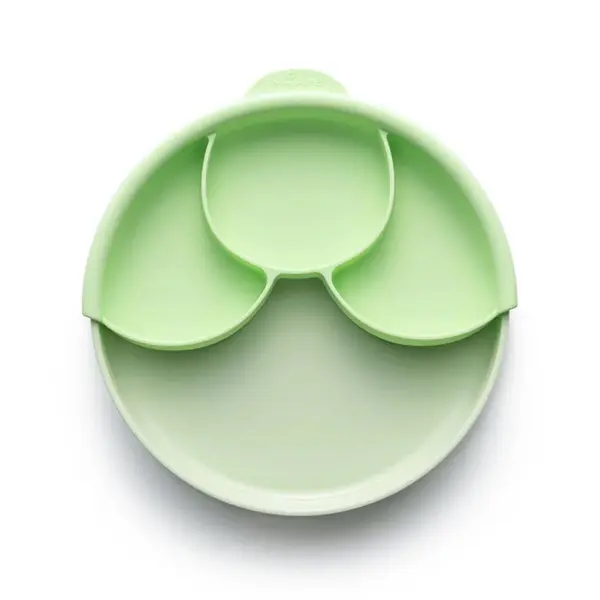 Set diversificare hrana bebelusi Miniware Healthy Meal 3 piese Keylime