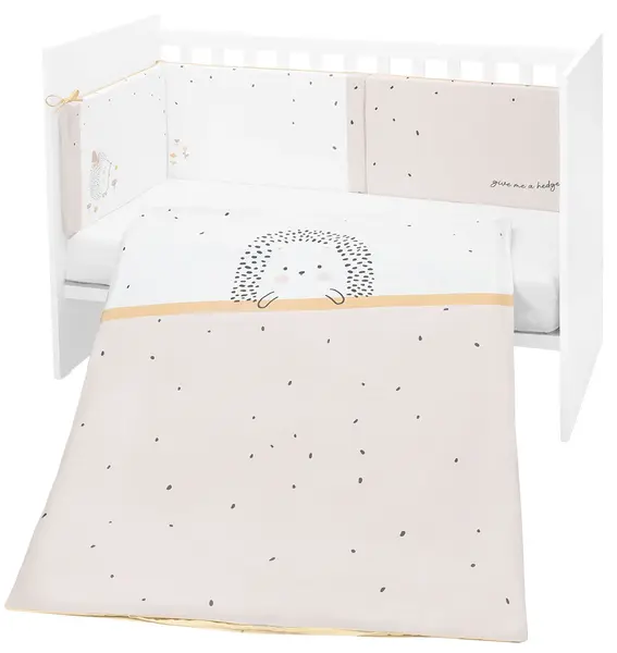 Set dormitor din 2 piese KikkaBoo Hedge-hugs - EU style, 70 х 140 cm