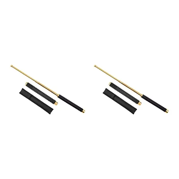 Set doua bastoane telescopic pliabile, DEPOX , 52 cm, maner antiderapant, husa inclusa