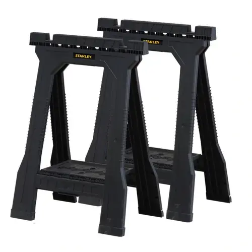 Set doua capre de lucru pliabile Stanley, negru, max. 362 kg