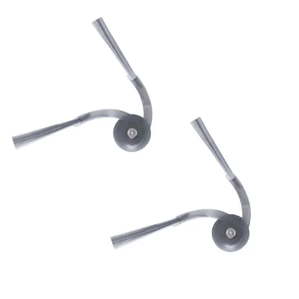 Set doua perii laterale PAA-home de culoare neagra compatibile cu aspiratoarele robot Roborock Qrevo Curv / Saros / QR / Q10 S5 /Q10 X5