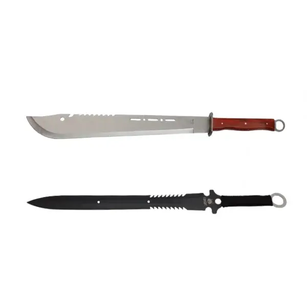 Set doua sabii de vanatoare, DEPOX , Lord Blade, 69 cm, teaca inclusa