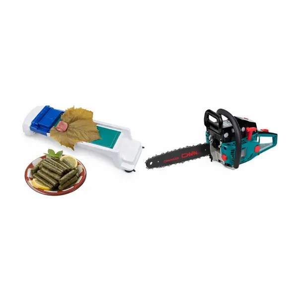 Set Drujba Micul Padurar 5200, 2.7 CP, 40 cm, Pornire Usoara + Aparat de Facut Sarmale - Dolmer