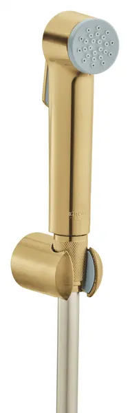Set dus igienic Grohe Tempesta-F 27513GN1, 1/2 inch, 1 functie, suport, furtun, mat, Auriu