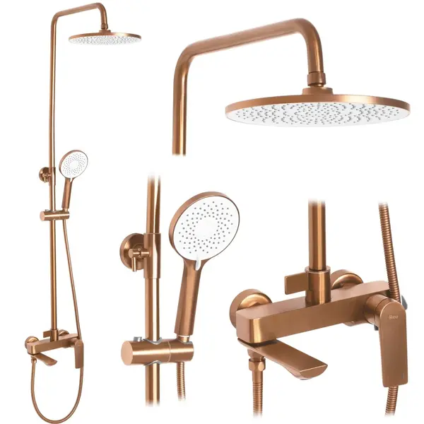 Set dus REA AVALON Copper BRUSH
