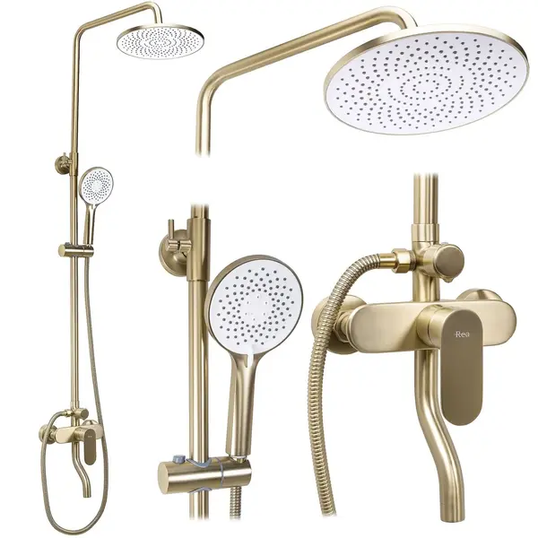 Set dus REA DROP Brush Gold