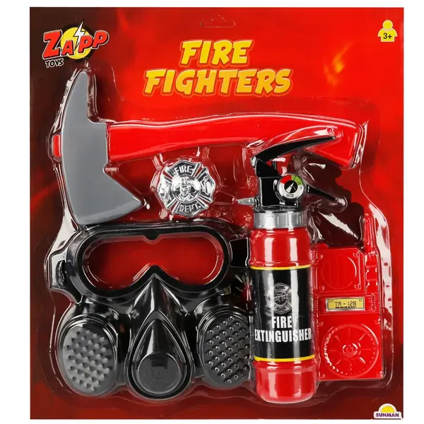 Set echipament pentru pompieri, Zapp Toys, Fire Fighters